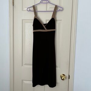 Dark Brown Cocktail Dress